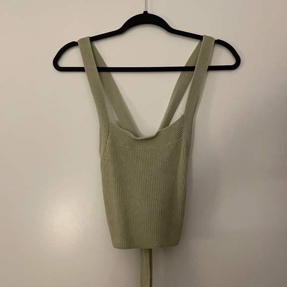 Wilfred Tops - Wilfred Sage Green Knit Camisole